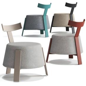 现代布艺休闲椅